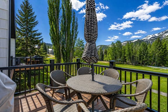 Classic Sun Valley on Hole 1 | Golf Course + Baldy Views