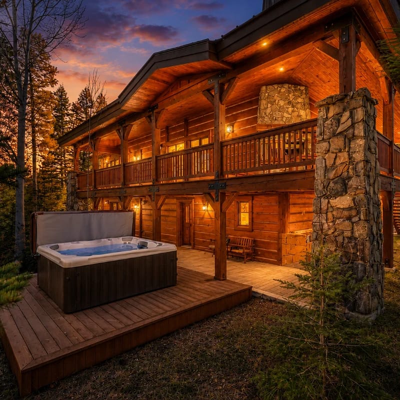 Fireside Lodge | Ski-In/Ski-Out Luxury Cabin + Hot Tub