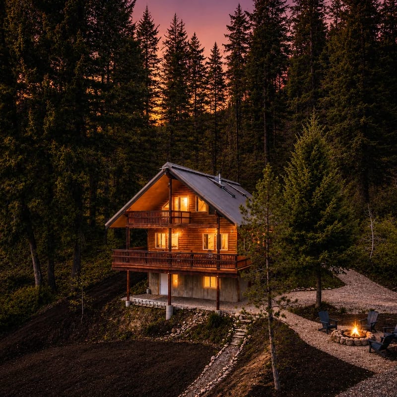Lakeview Log Cabin | Walk to Beach | Fire Pit + More